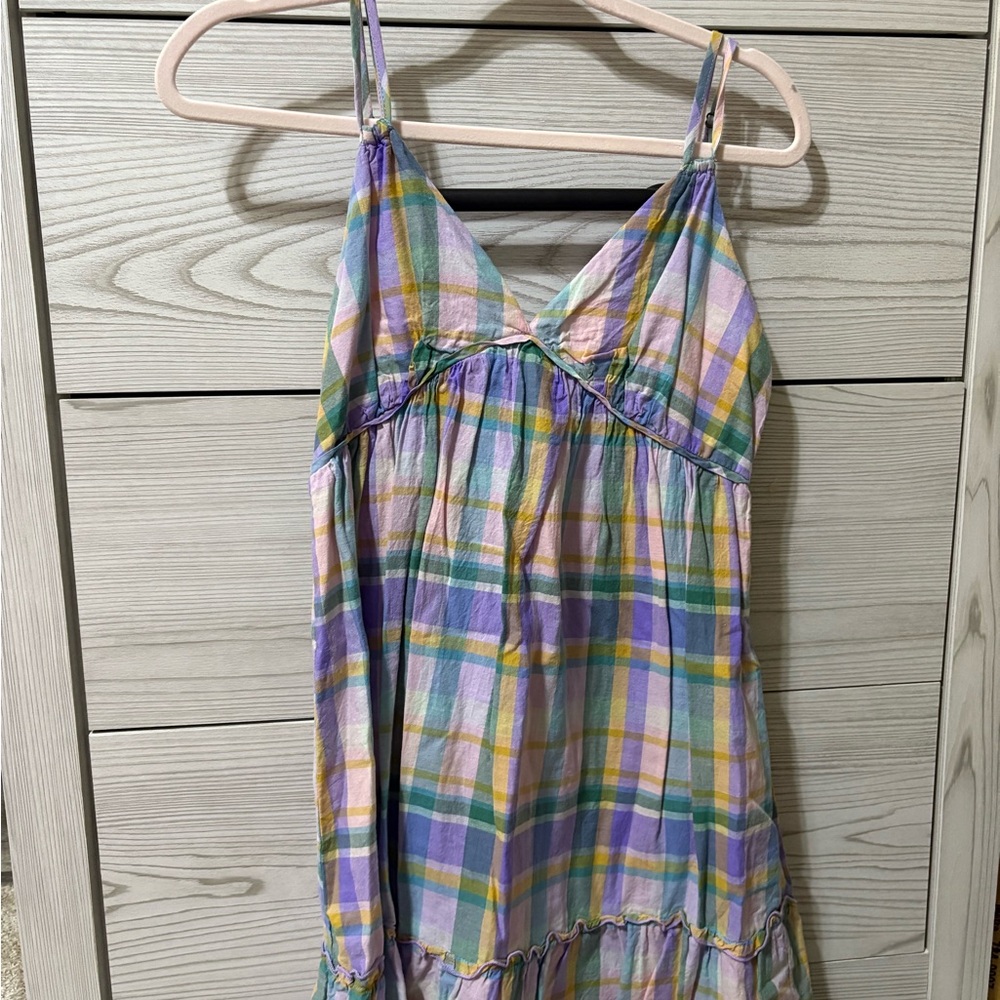 SOLD Wild Fable Pastel Plaid Dress